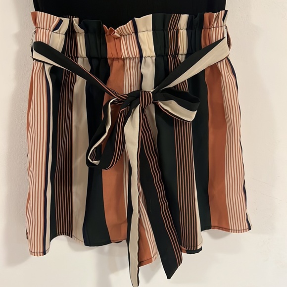 Black/Tan Romper - Picture 2 of 5